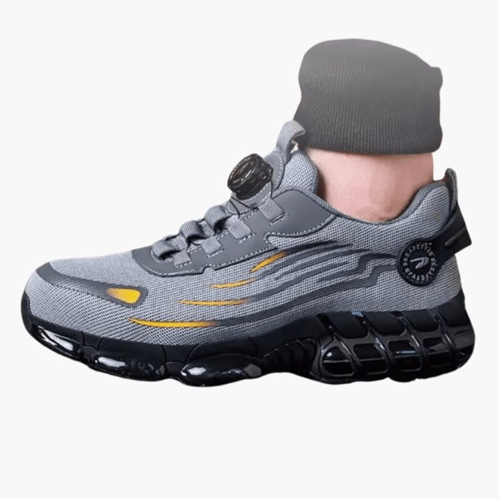 Scarpe Ortopediche Uomo Grigio Traspiranti Antinfortunistiche Ultraleggere | Altivaro-Altivaro