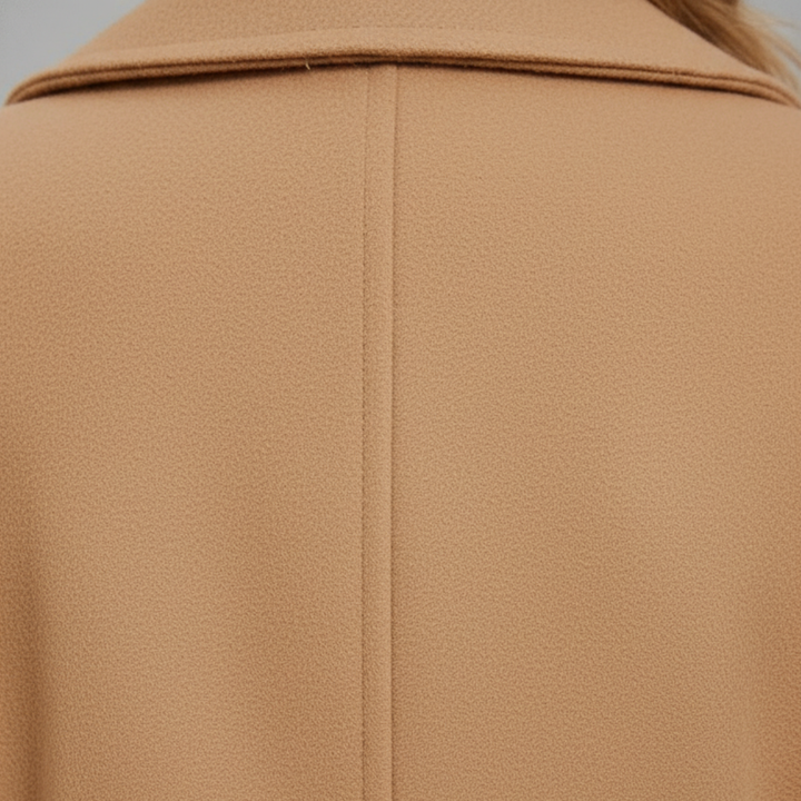 Damen-Doppelreihiger Wollmantel | Altivaro