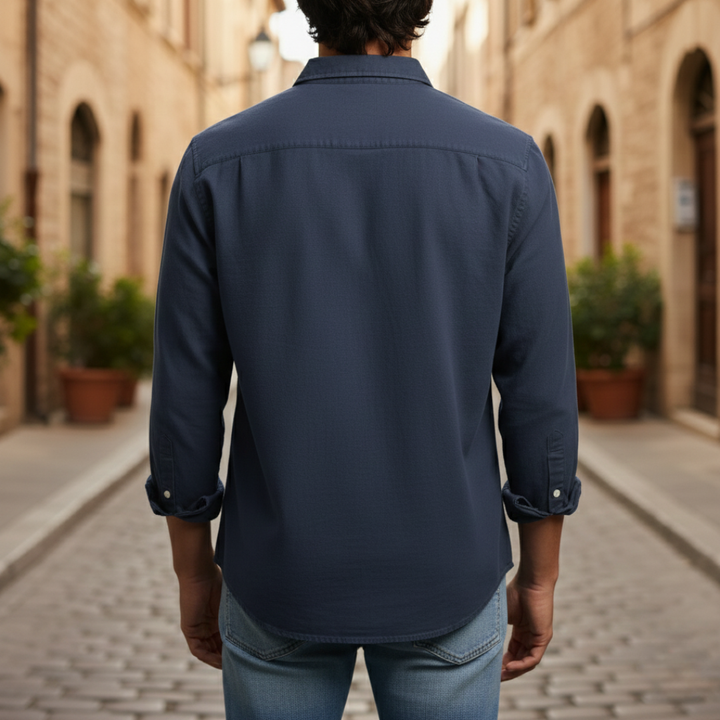 Camicia Uomo Manica Lunga Casual Slim Fit | Altivaro