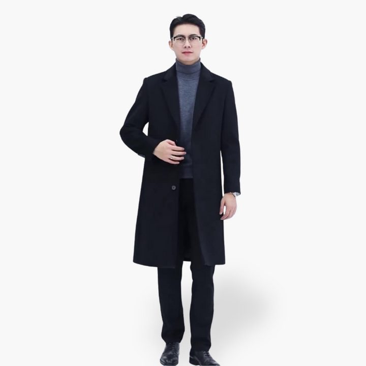 Cappotto Uomo Lana Classico Elegante Lungo | Altivaro