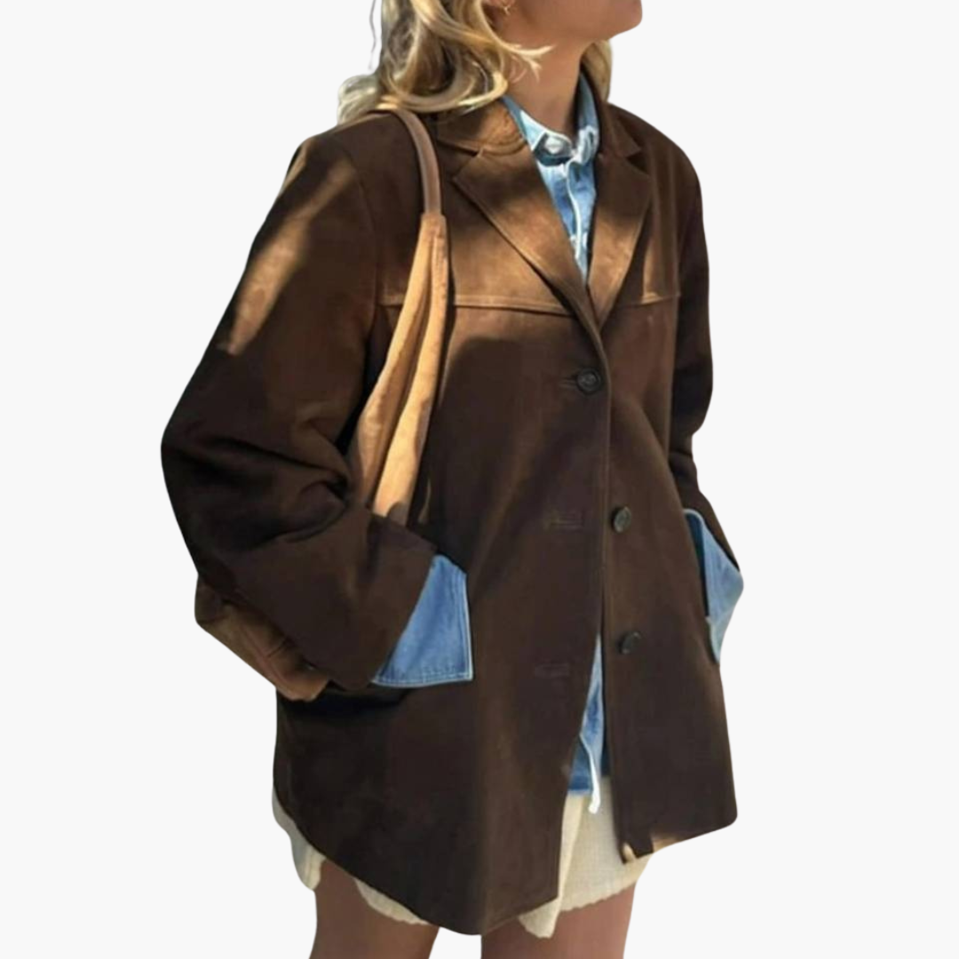 Giacca Donna Scamosciata Autunno  Altivaro | Altivaro