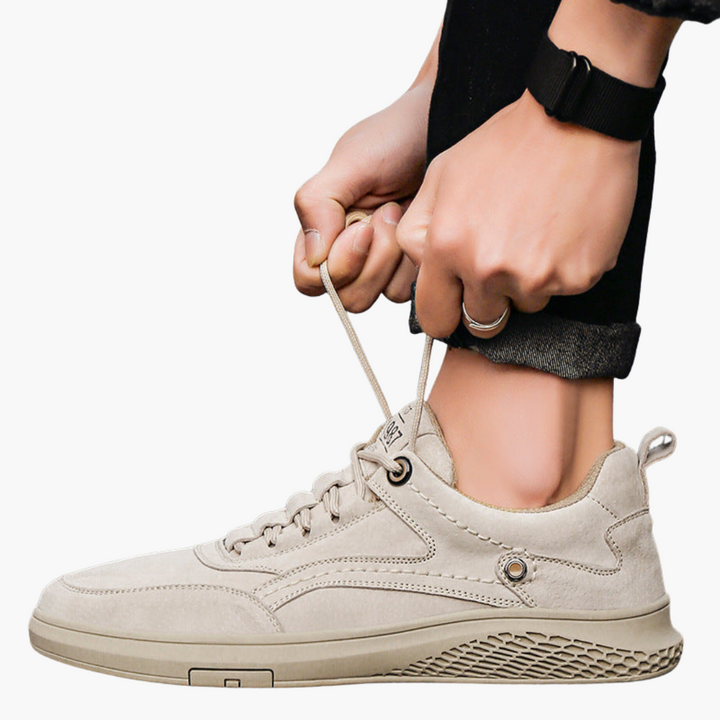 Sneakers Uomo Ortopediche in Camoscio Traspiranti Antiscivolo | Altivaro