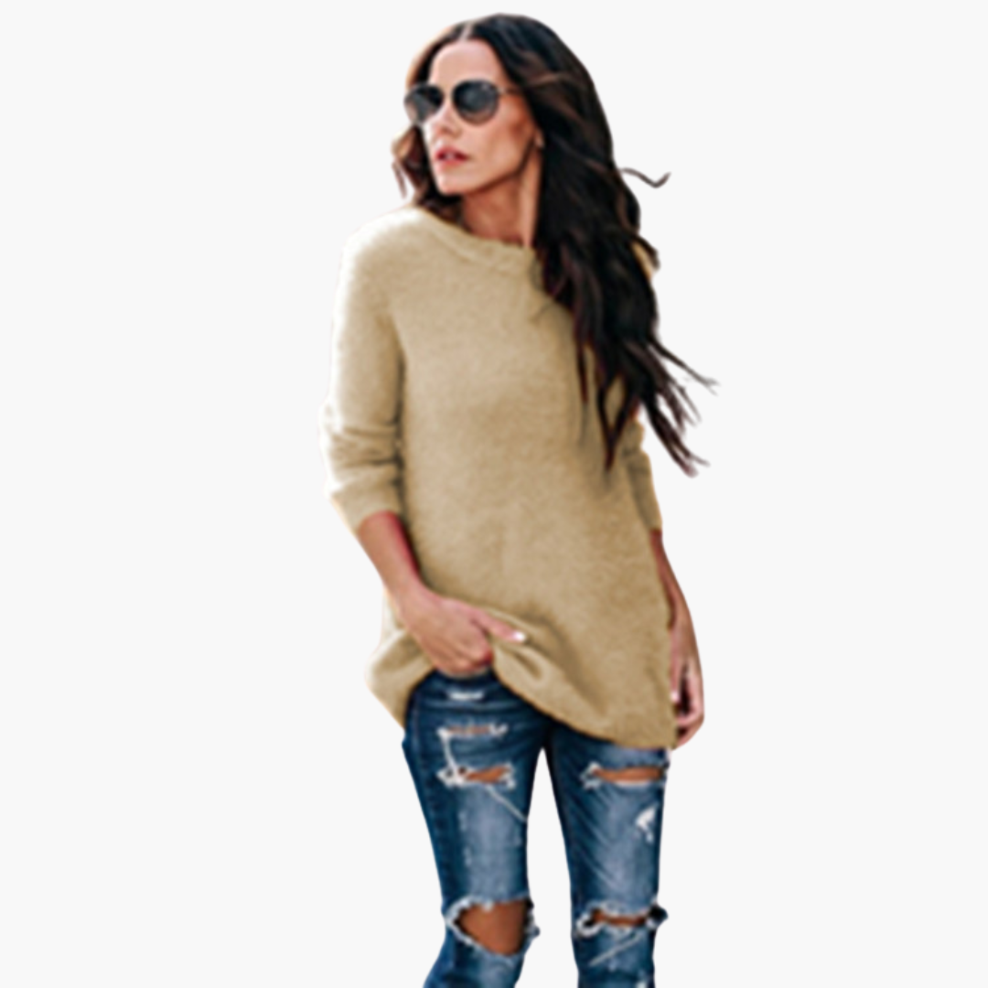 Maglione Donna Morbido Lavorato a Maglia con Maniche Lunghe | Altivaro