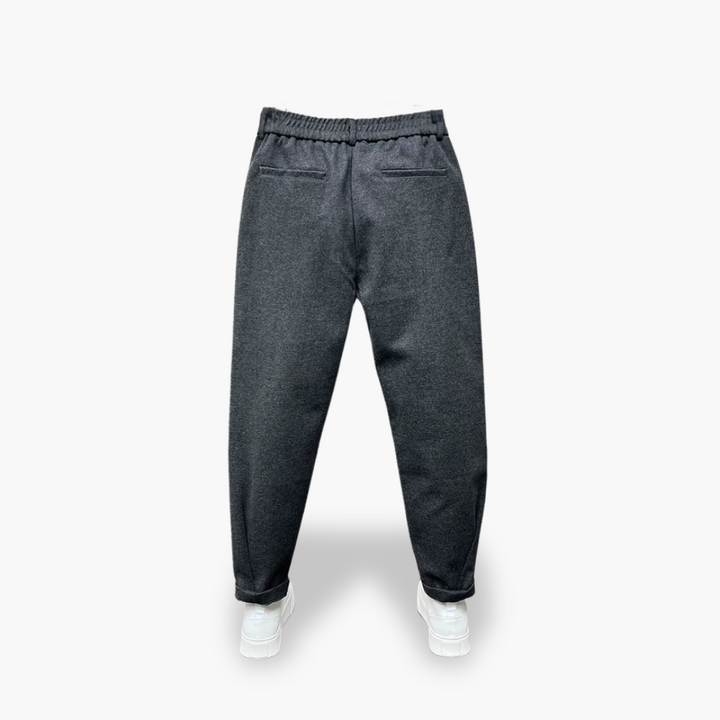 Pantaloni Slim Fit con Pieghe per Uomo | Altivaro