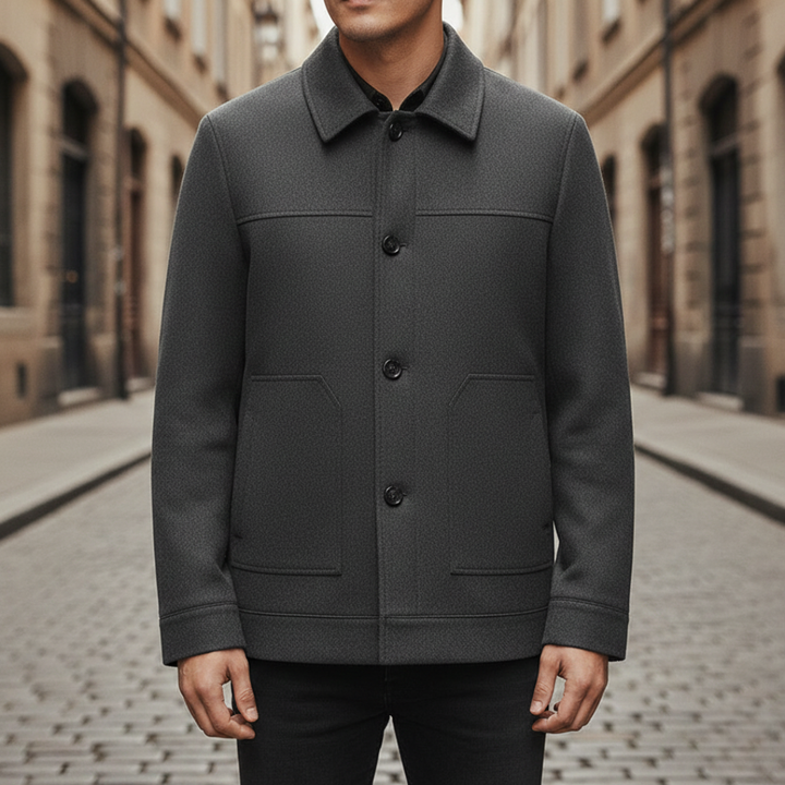 Herrenjacke mit Kragen Casual Elegant | Altivaro