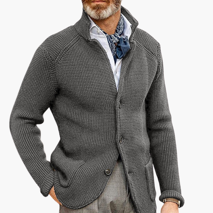 Cardigan da Uomo con Collo Alto | Altivaro