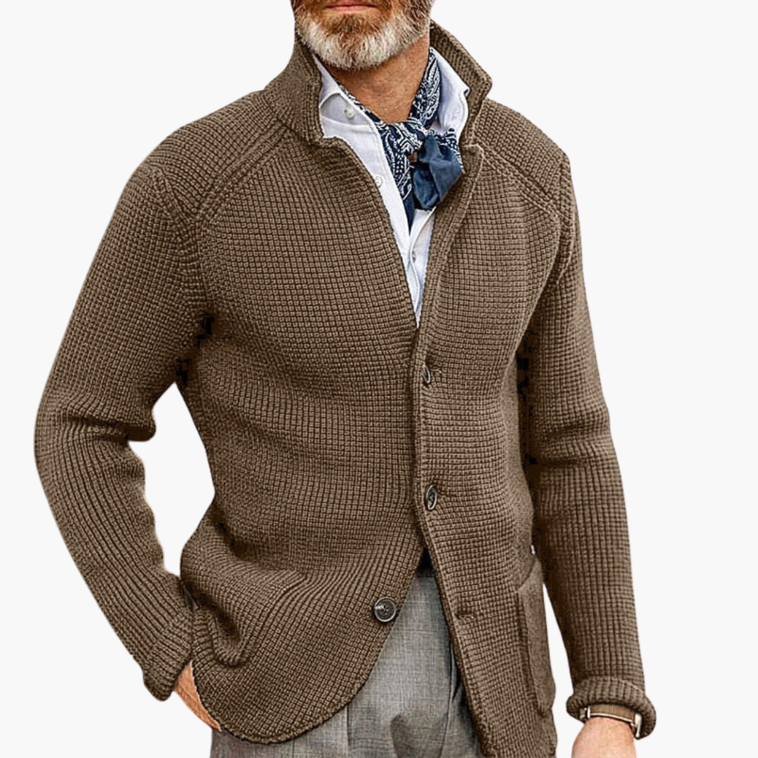 Cardigan da Uomo con Collo Alto | Altivaro