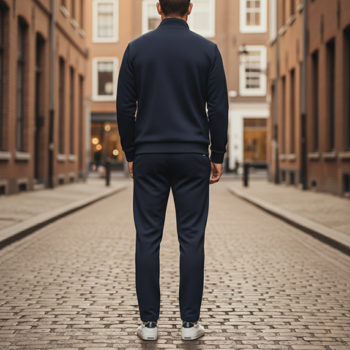 Sportlicher Jogger-Overall für Herren mit Reißverschluss | Altivaro