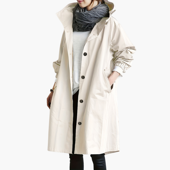 Cappotto Donna Impermeabile con Bottoni | Altivaro