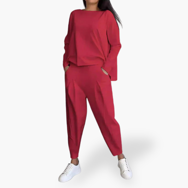 Women's Green Suit with Comfortable Shirt and Pants | Altivaro