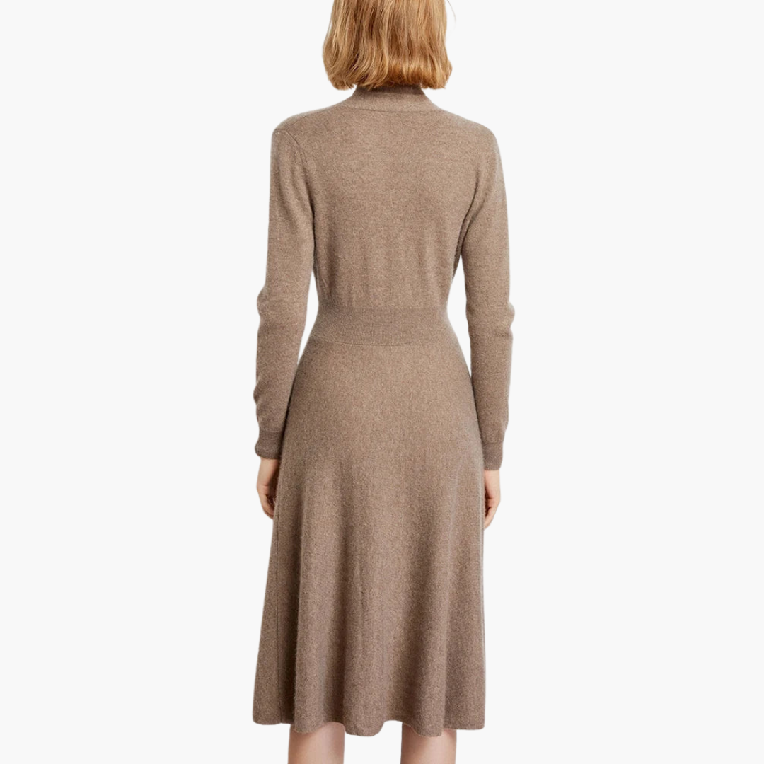 Abito Donna in Cashmere con Collo a V | Altivaro