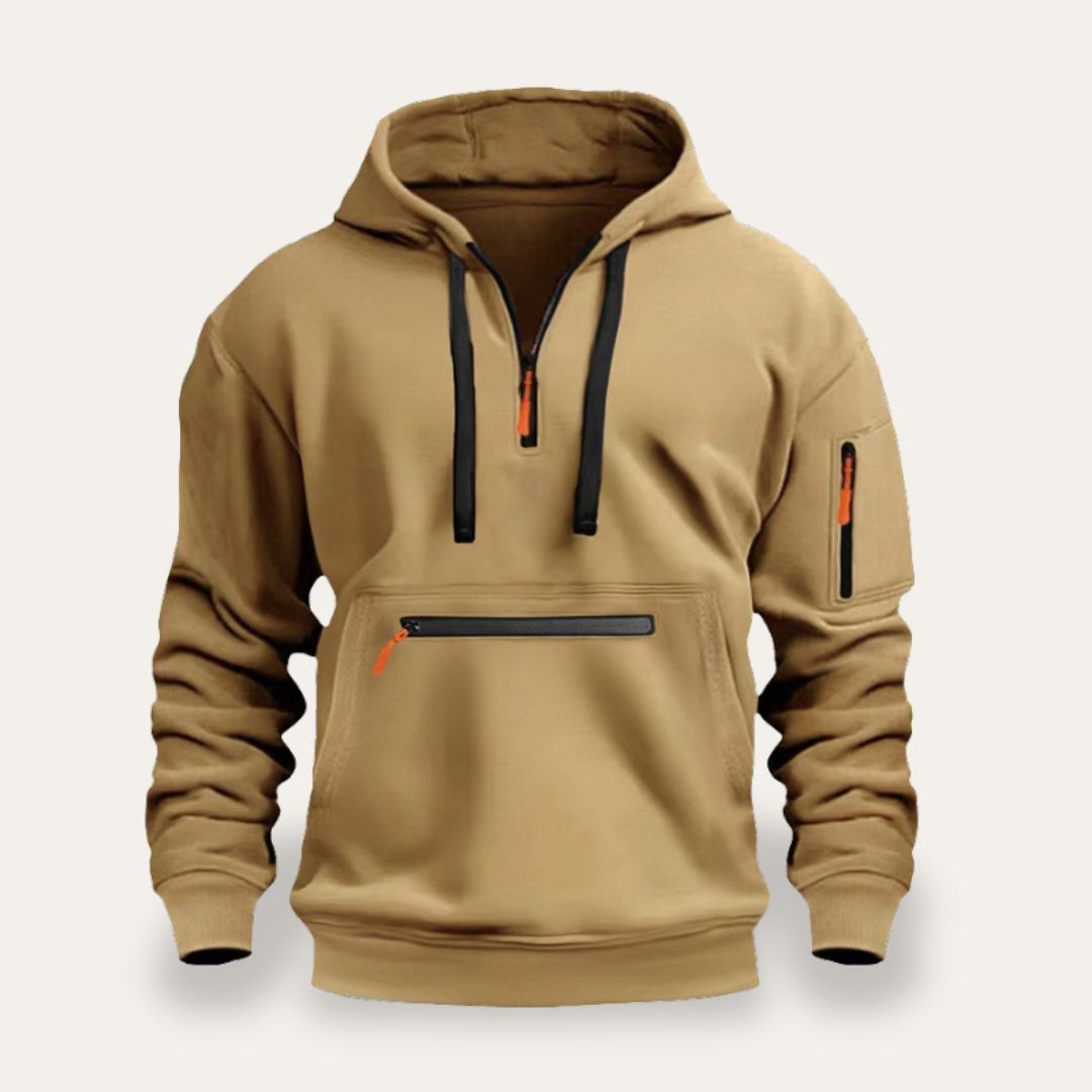 Men's Bomber Casual Jacket Pockets Ribbed Sporty | Altivaro
