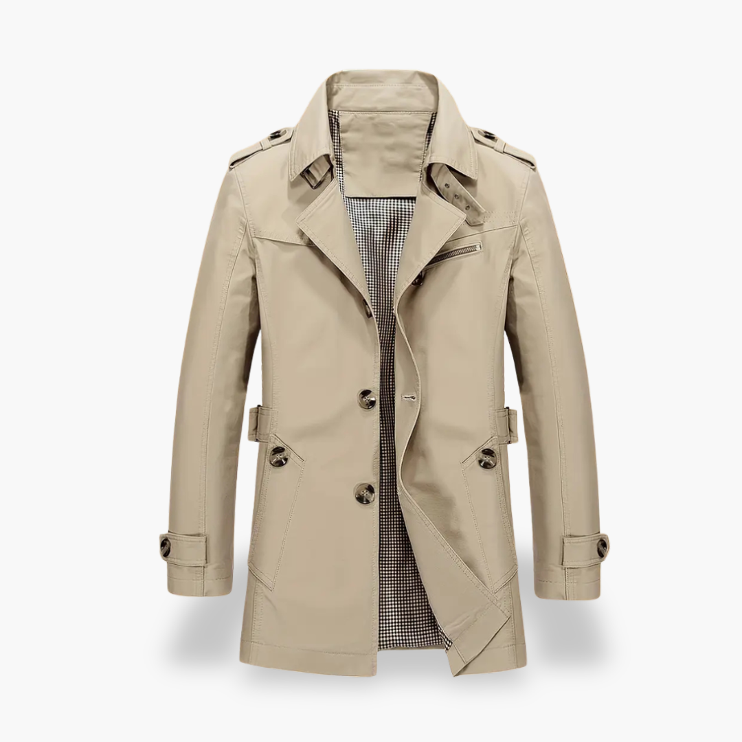 Cappotto Uomo con Bottoni e Cappuccio | Altivaro