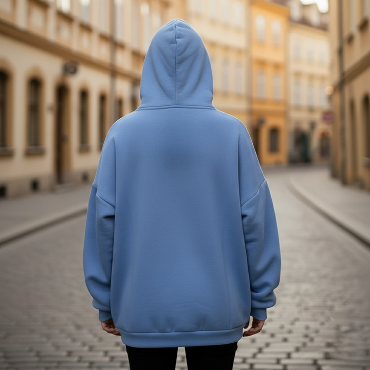 Unisex Kapuzenpullover mit Hai-Motiv aus Baumwolle | Altivaro