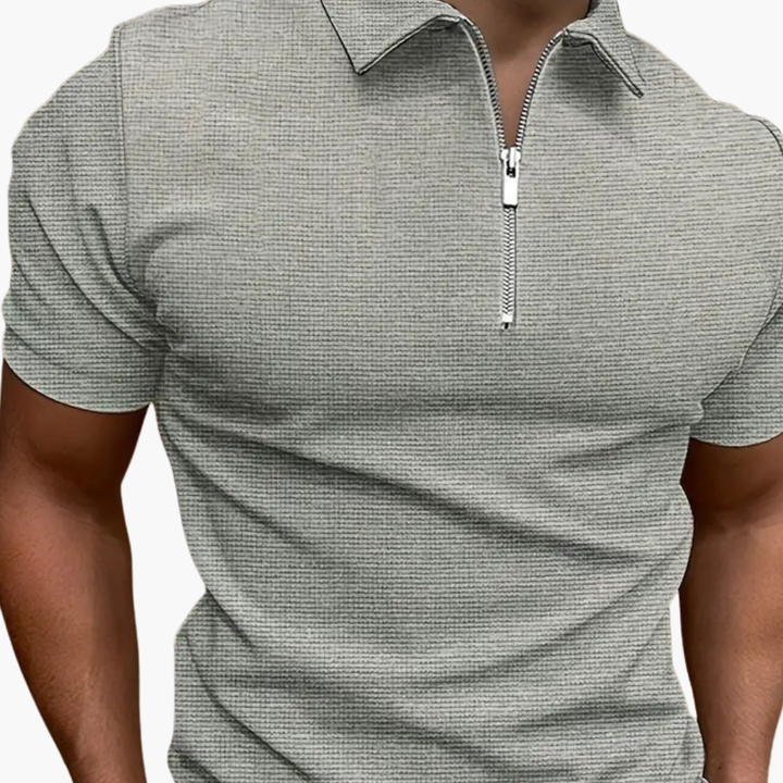 Polo Uomo Mezza Zip in Maglia Estiva | Altivaro