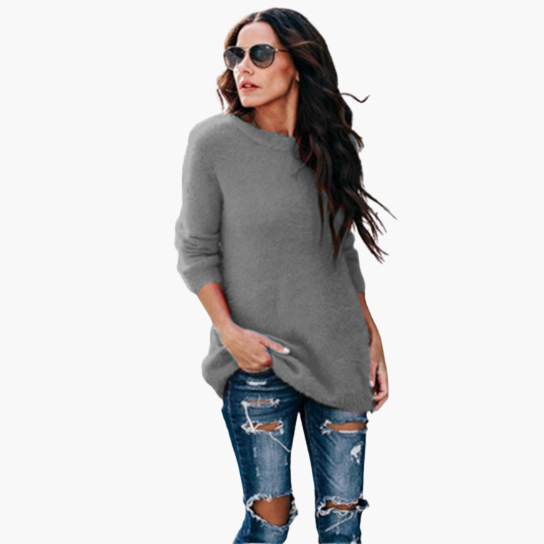 Maglione Donna Morbido Lavorato a Maglia con Maniche Lunghe | Altivaro
