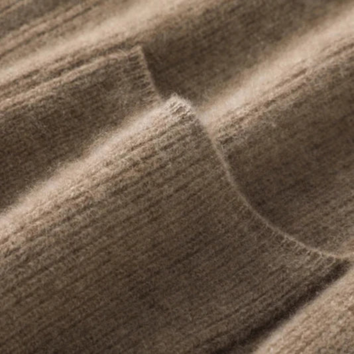 Cardigan Donna con Zip e Motivo a Coste | Altivaro