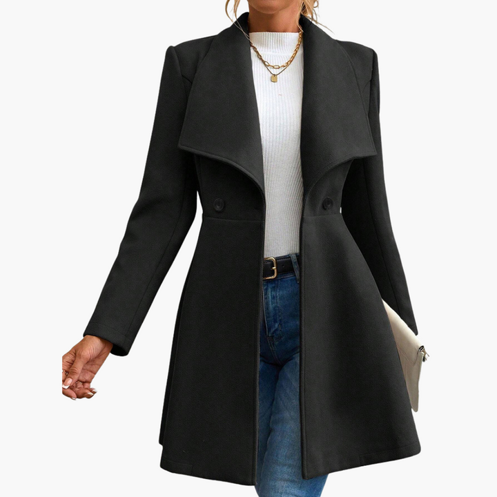 Cappotto Donna con Colletto e Bottoni | Altivaro