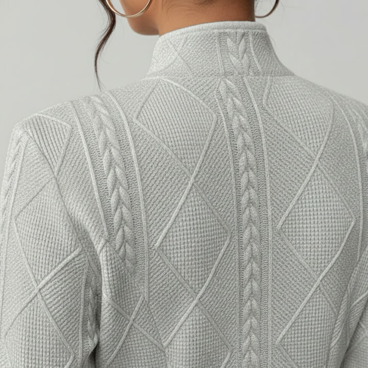 Giacca in maglia con bottoni per donna | Altivaro