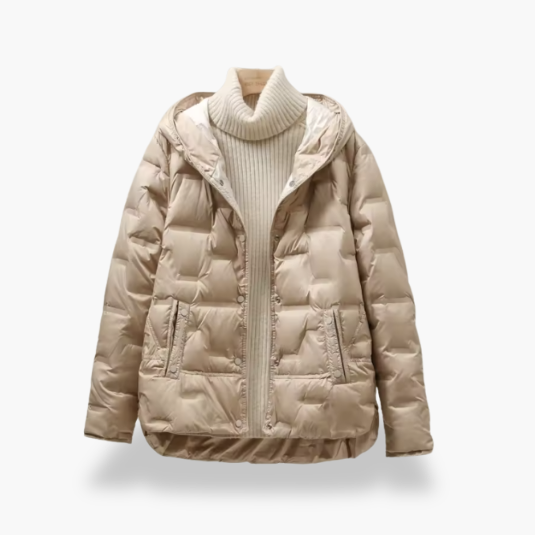 Women's Winter Down Jacket with Hood | Altivaro