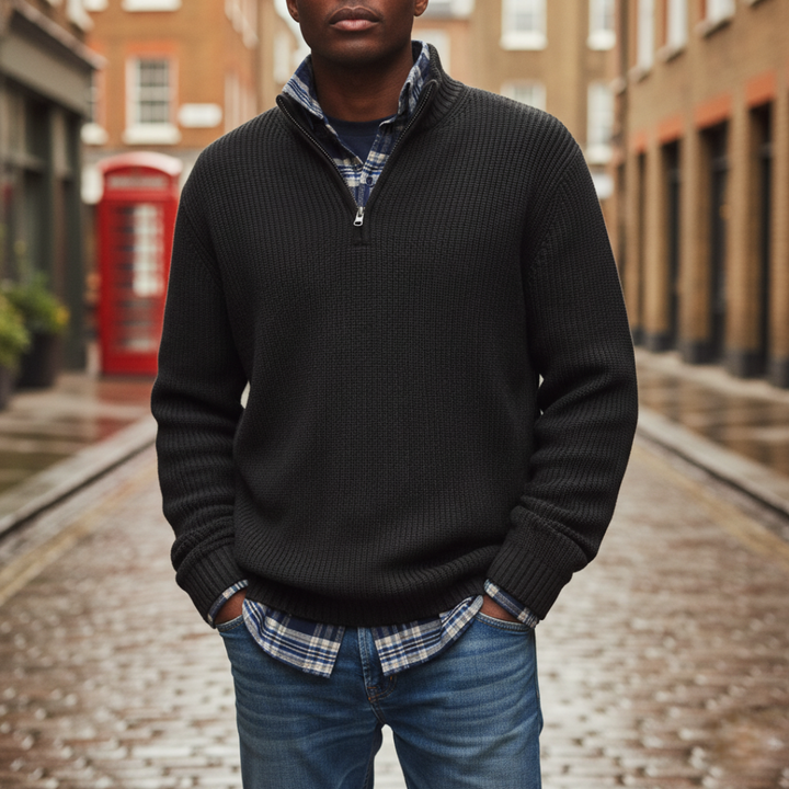 Herren Wollzip-Pullover | Altivaro