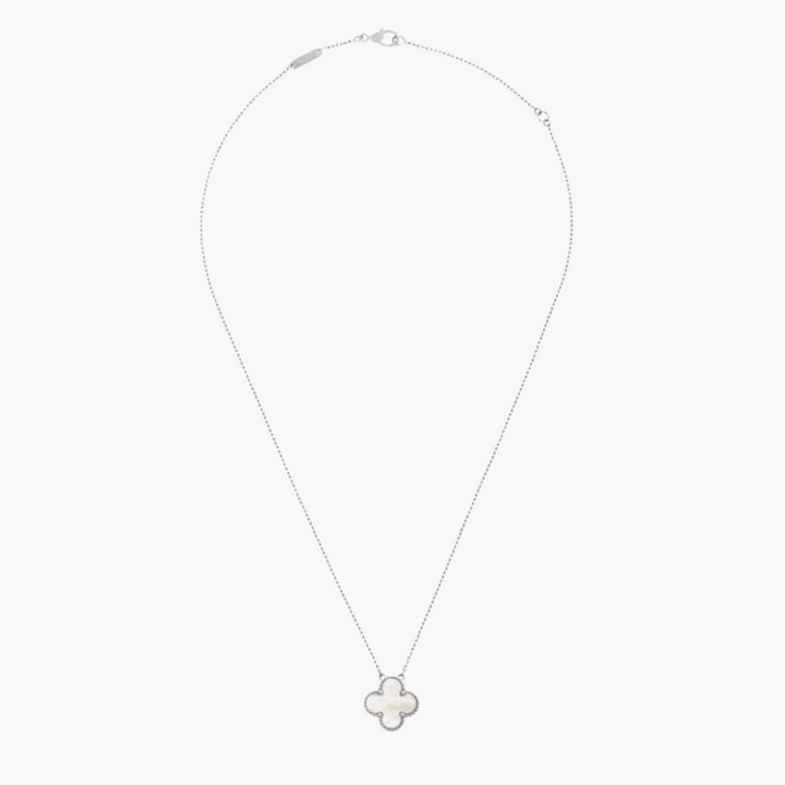 Collana Fiore con Bordo Argento | Altivaro