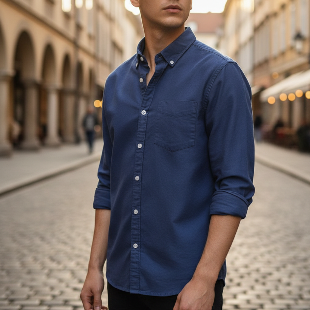 Camicia Uomo con Colletto Button-Down | Altivaro