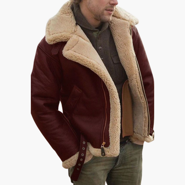 Giacca Uomo Pelle Fodera Shearling Invernale | Altivaro