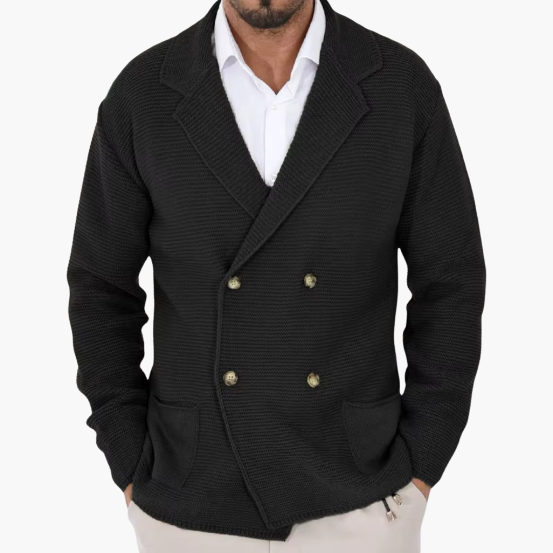 Giacca Doppiopetto Uomo in Maglia Cotone | Altivaro