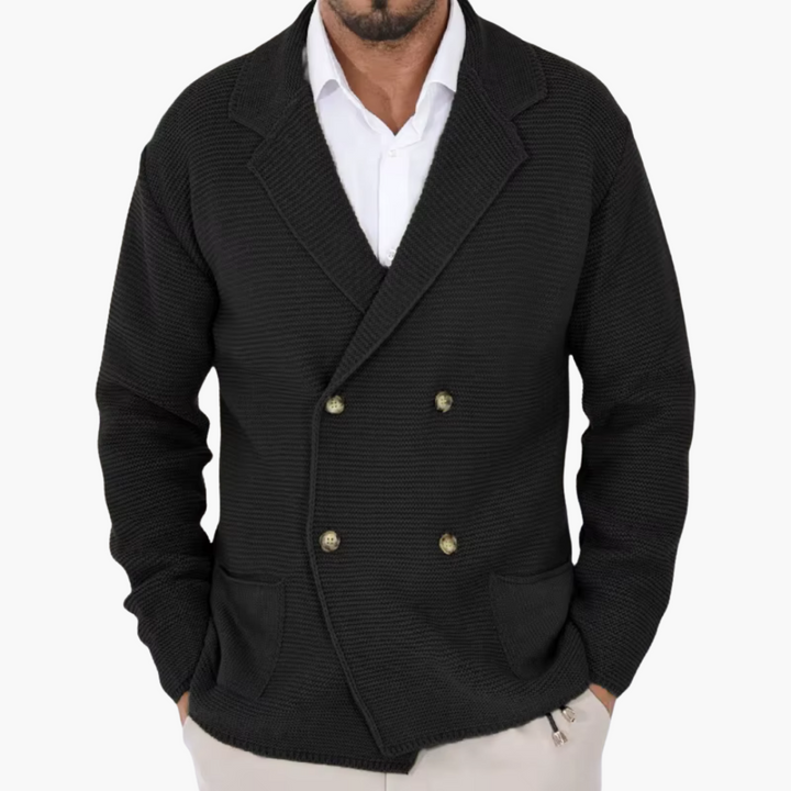 Giacca Doppiopetto Uomo in Maglia Cotone | Altivaro
