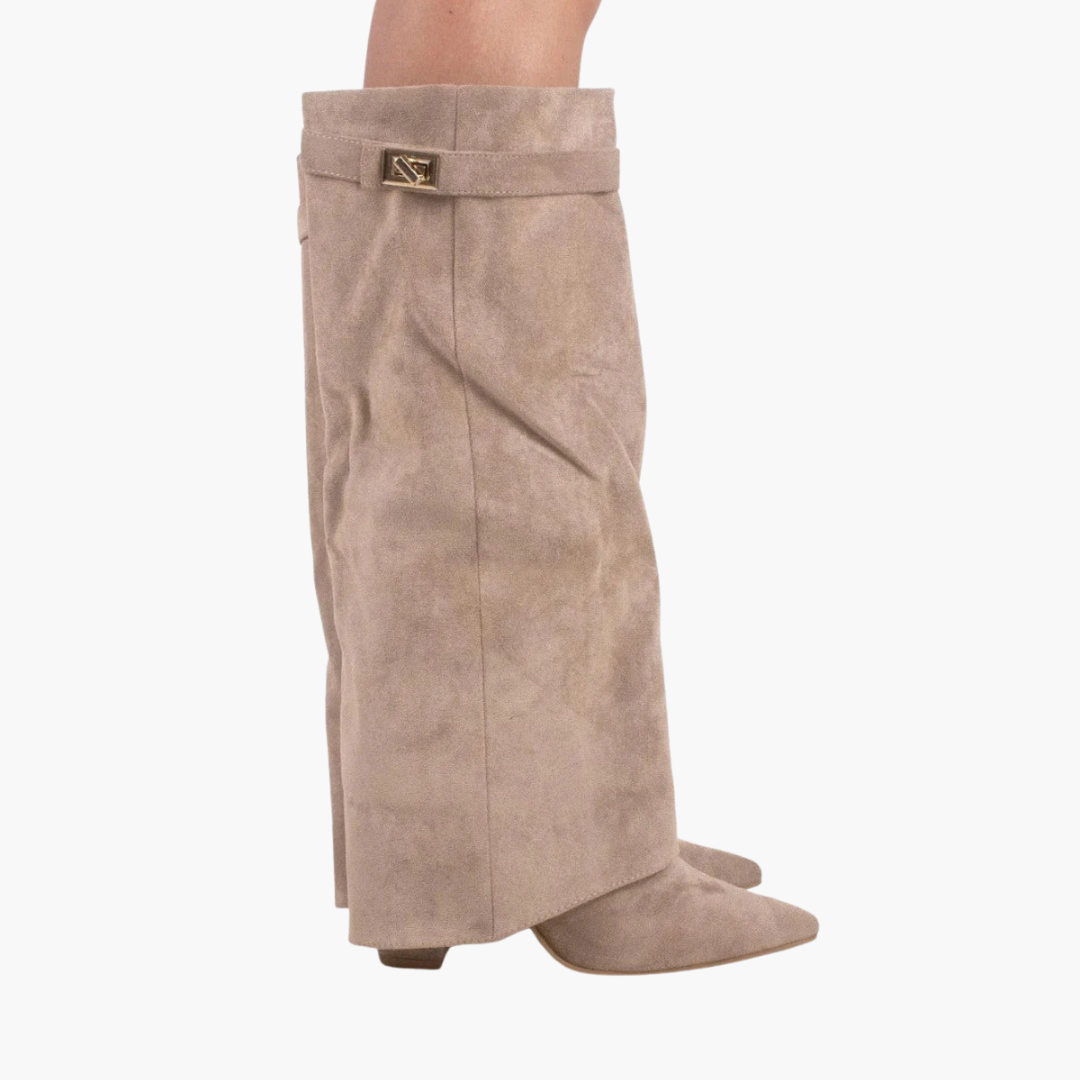 Stivali Ortopedici in Suede con Tacco Basso da donna | Altivaro