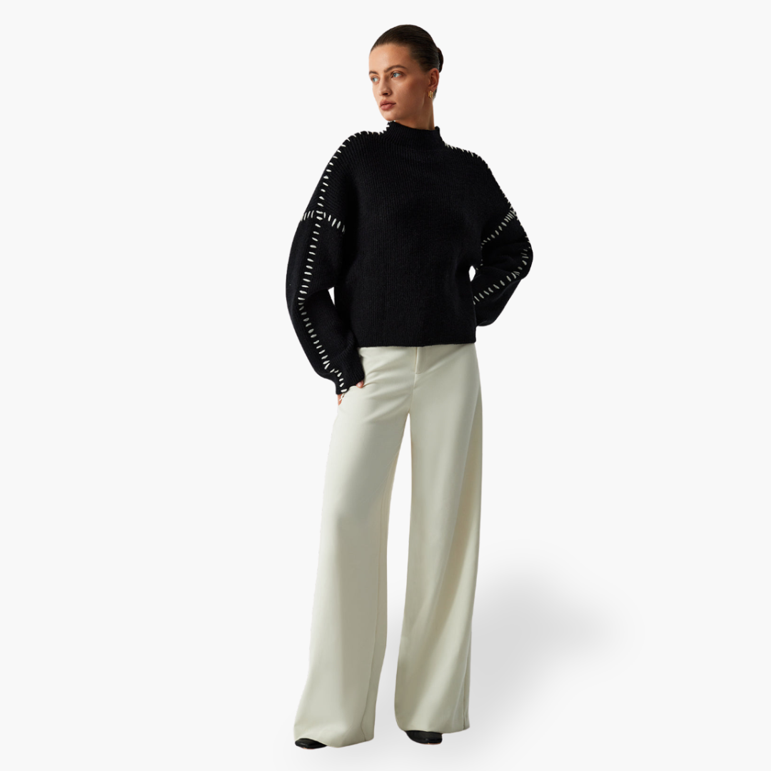 Maglione Donna Lana Collo Alto | Altivaro