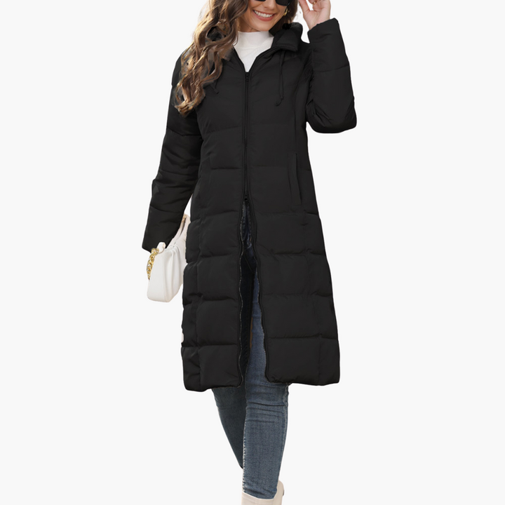 Piumino Lungo con Cappuccio Donna Invernale | Altivaro