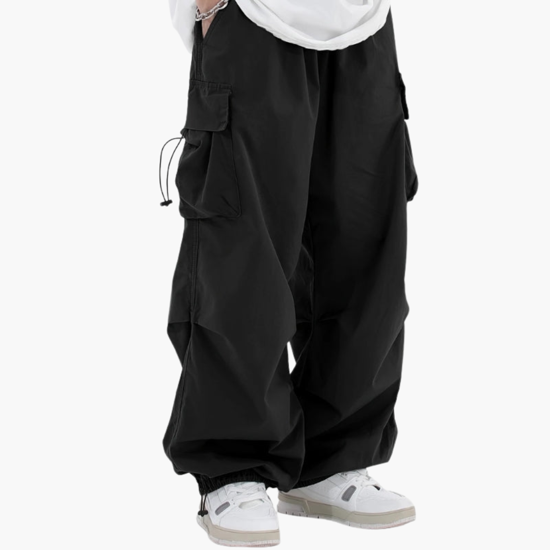 Wide Cargo Pants Men Streetwear Casual | Altivaro