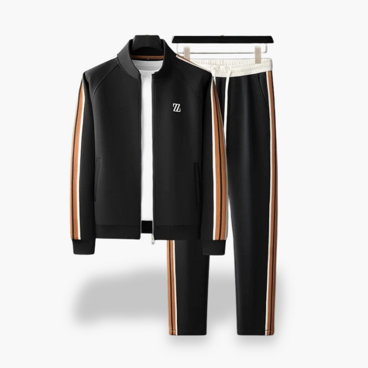 Tuta Sportiva Uomo con Strisce e Zip | Altivaro
