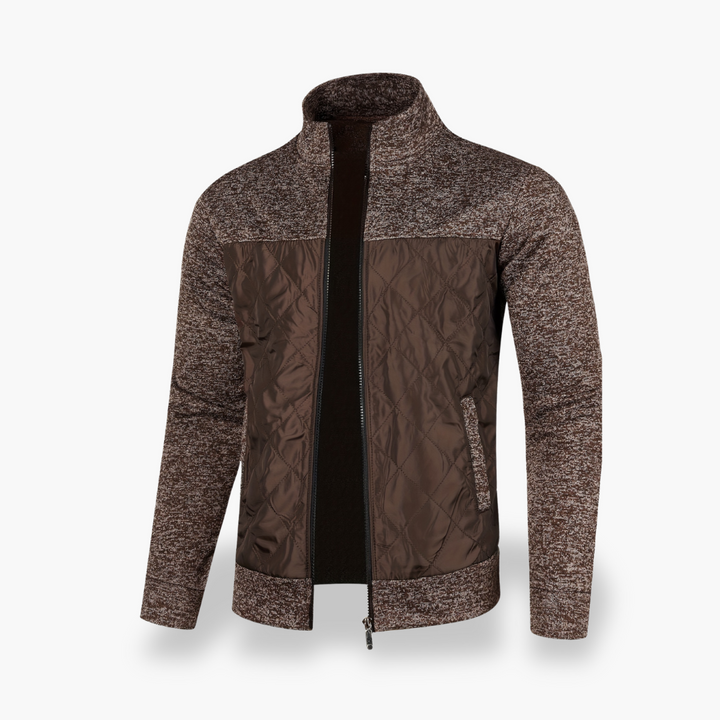 Giacca uomo con zip, in tessuto misto | Altivaro