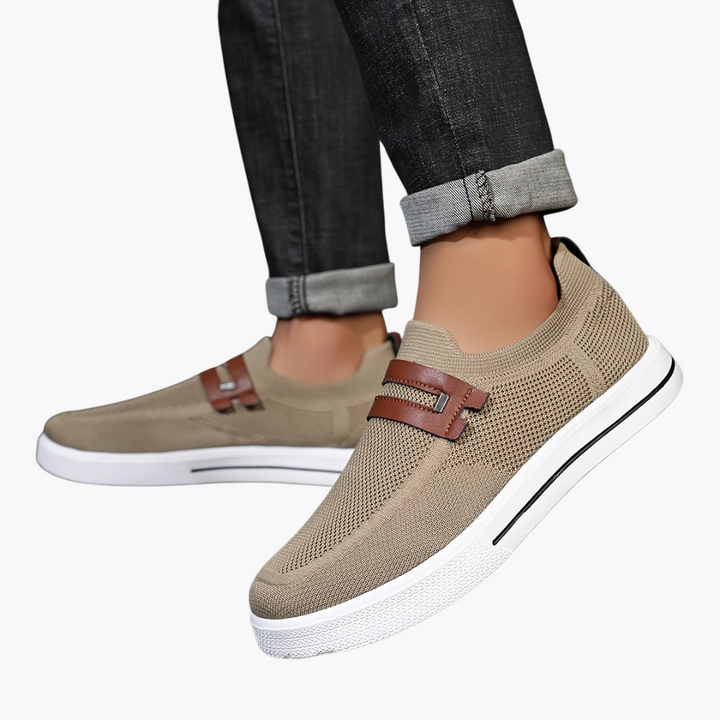 Scarpe Uomo Ortopediche Casual Tessuto Slip On | Altivaro