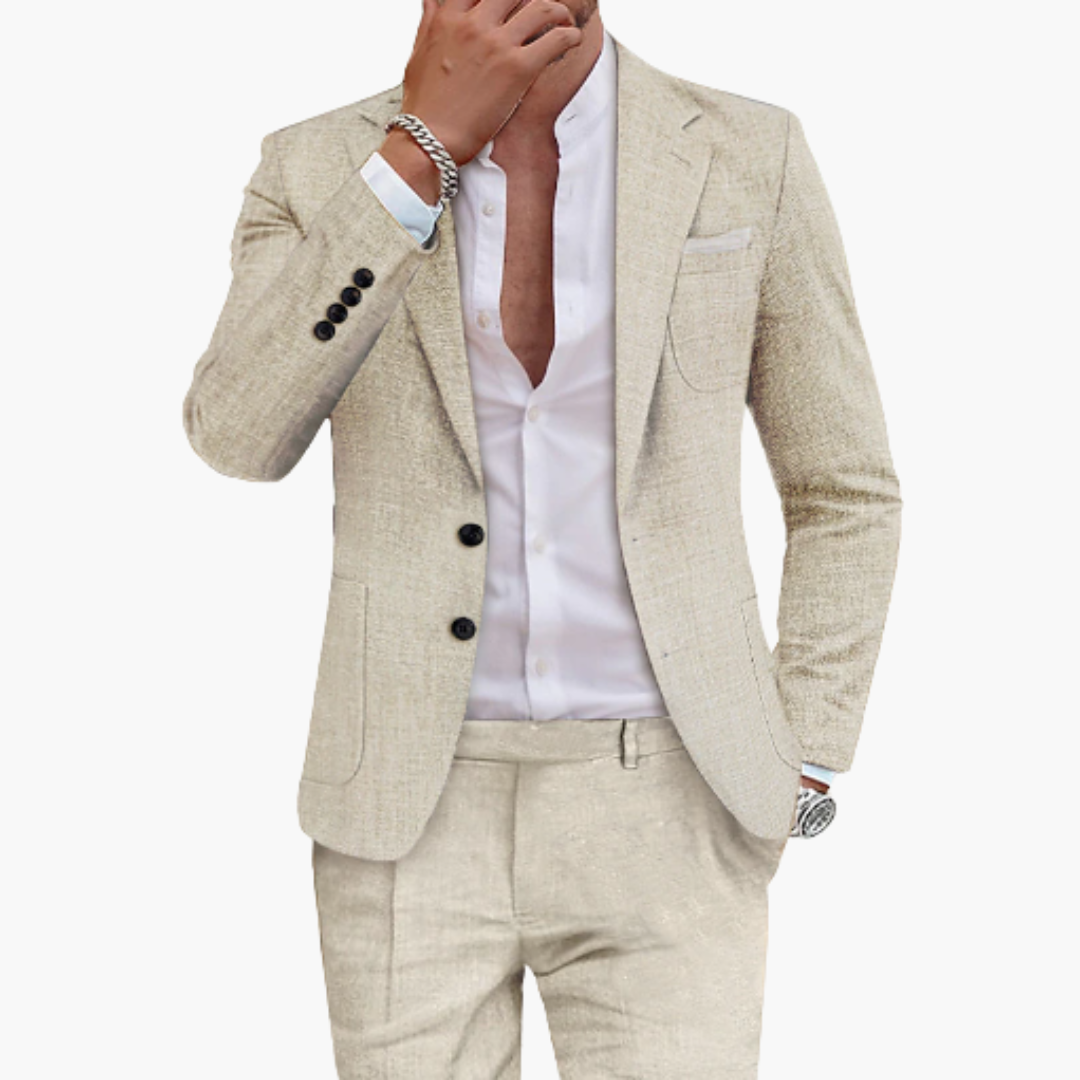 Giacca e Pantaloni in Lino per Uomo Completo Elegante | Altivaro