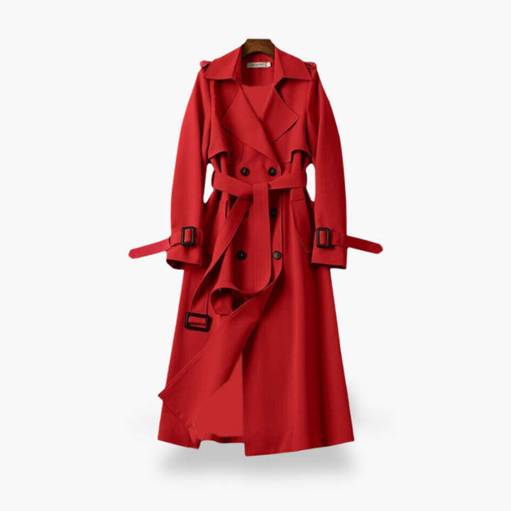 Trench Donna Lungo Doppiopetto in Cotone | Altivaro