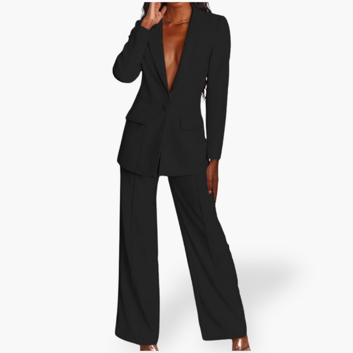 Completo Donna Elegante Giacca Pantalone Tailleur Classico | Altivaro