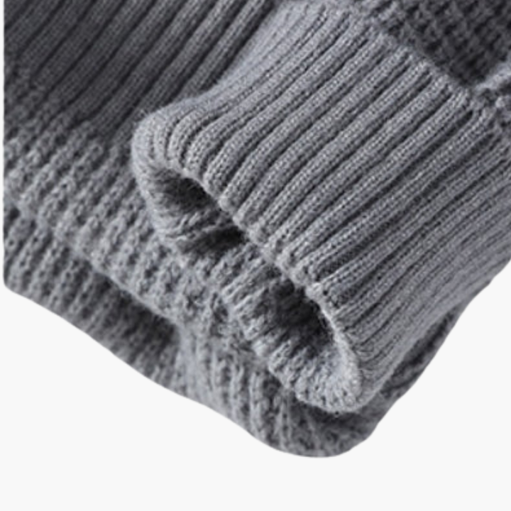 Maglione Uomo in Cotone con Collo Alto | Altivaro