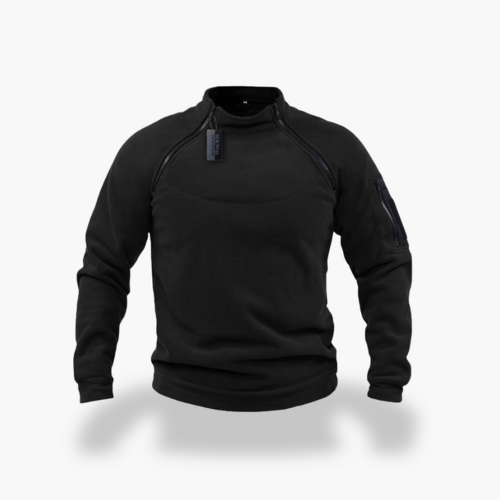 Felpa Uomo in Pile Giacca Termica con Zip e Tasche | Altivaro