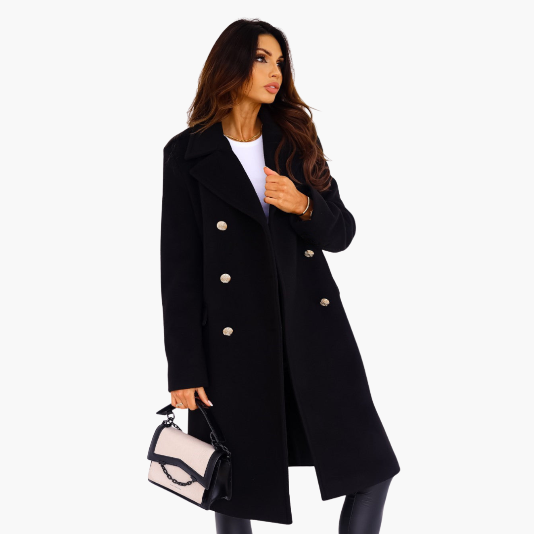 Cappotto Elegante Donna Doppiopetto in Lana | Altivaro
