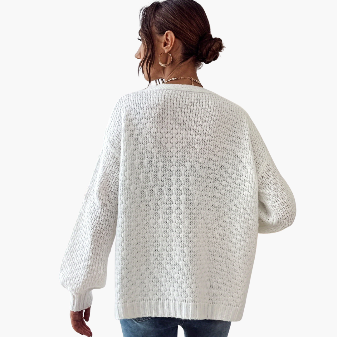 Cardigan Donna con Motivo Floreale | Altivaro