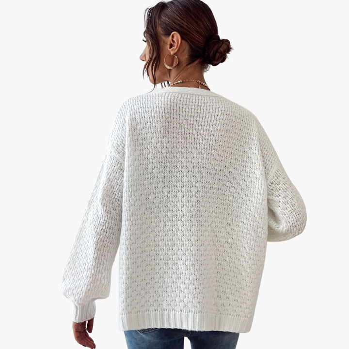 Cardigan Donna con Motivo Floreale | Altivaro