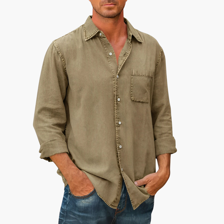 Men's Suede Shirt | Altivaro