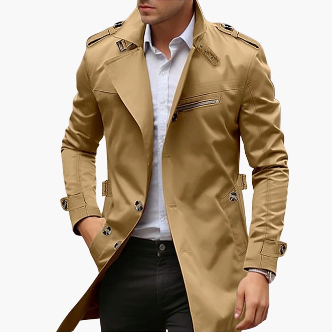Trench Uomo con Bottoni | Altivaro