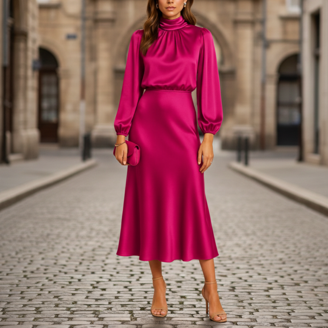 Abito Donna Midi Maniche Lunghe | Altivaro