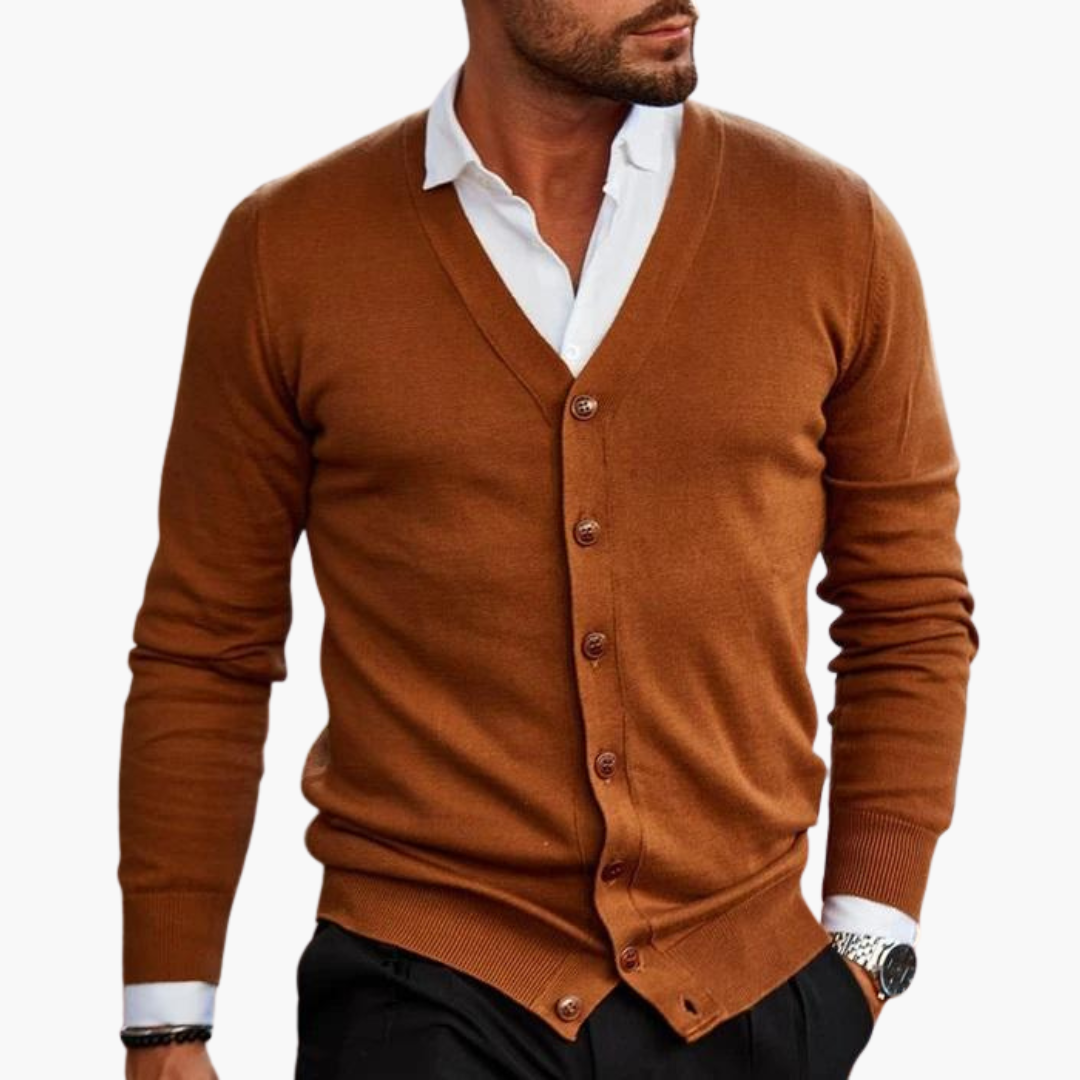 Uomo Cardigan con Bottoni | Altivaro