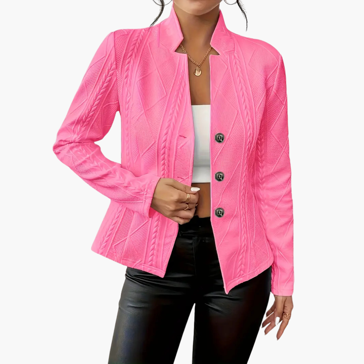 Lightweight Knit Jacket with Buttons for Women | Altivaro